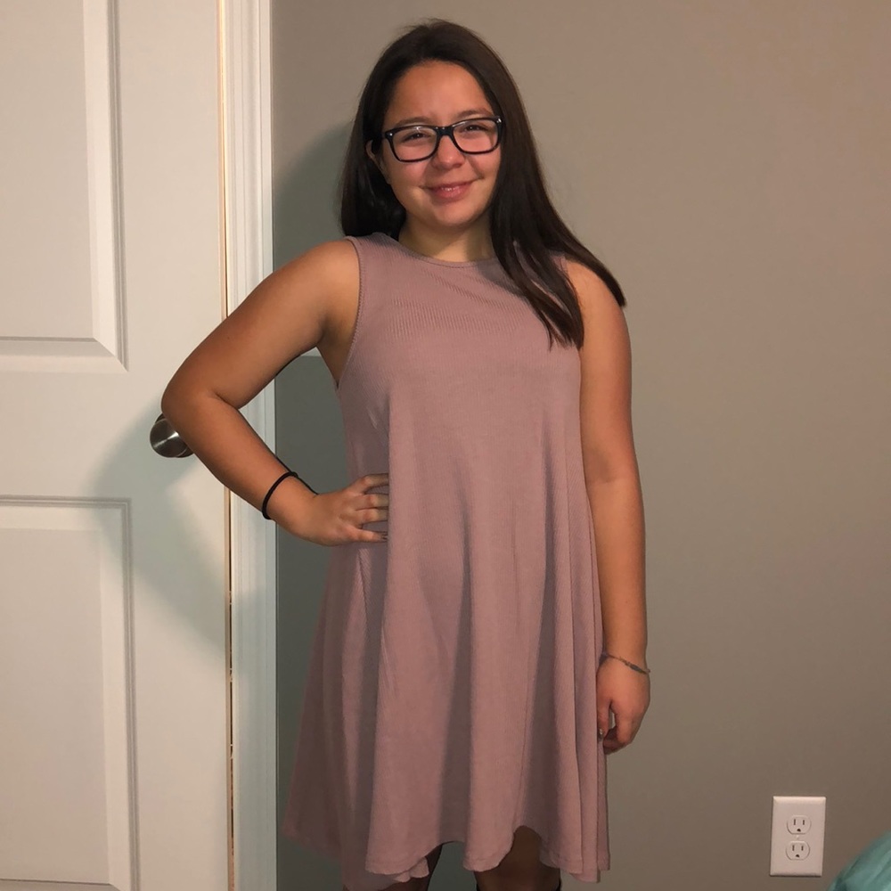 Pink Skater Dress
